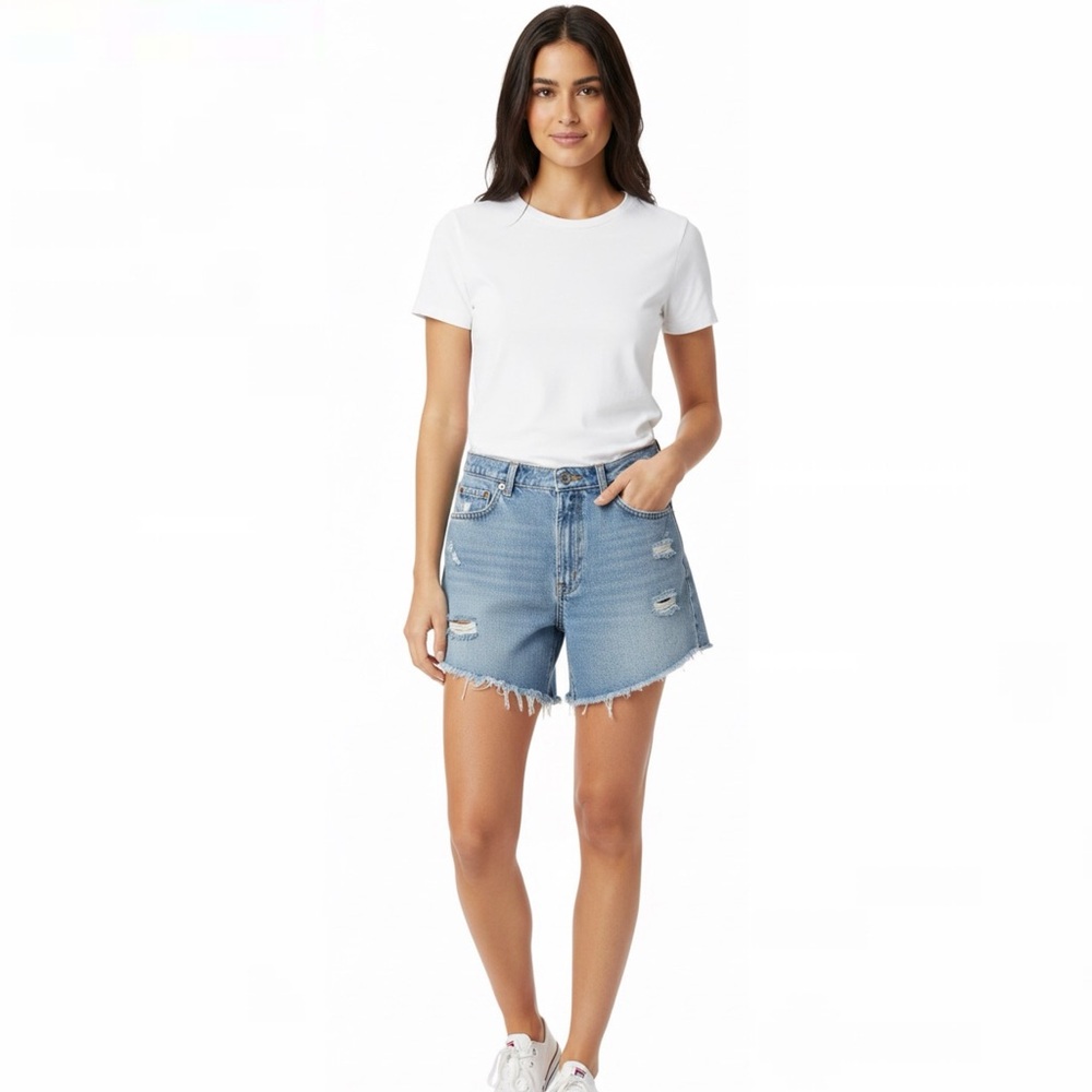LEVI’S Vintage Distressed Denim Cutoff Shorts